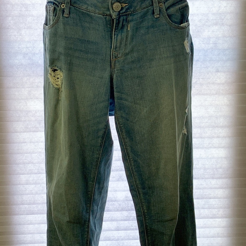 Low rise ankle jeans